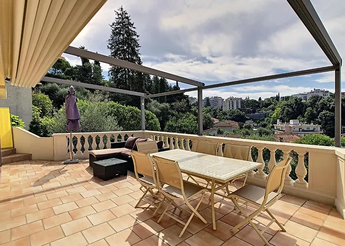 Villa Paradiso, Logement Avec Piscine, Nice Nord